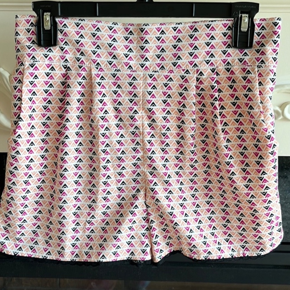Silky Elastic Waist Shorts Black Lace Trim Soulmates Womens Small